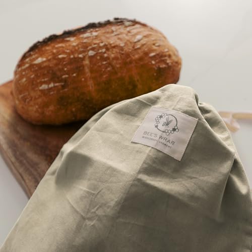 Bee's Wrap Beeswax Bread Bags, 1 Pack - Bakery Lane - color: Bakery Lane Lined, size: Pack of 1