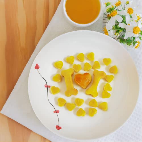 Heart Silicone Molds for Gummy, Candy, Chocolate, Homemade Treats - color: Red Heart