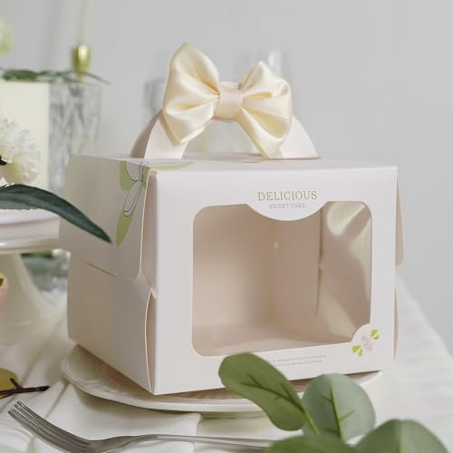 AIMUDI Ivory Satin Ribbon Bows with Twist Ties for Treat Bags 3.5" Ivory Bows for Crafts Small Bows for Gift Wrapping Premade Bows for Cake Pop Candy Apples Gift Bags Wedding Baby Shower -24 Counts - color: Ivory