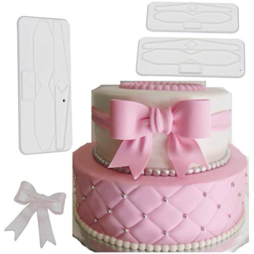 ribbon bowknot bow cutter set cookie impression mold