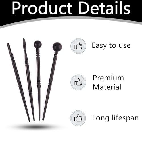 12 Pcs Clay Tools Plastic Clay Sculpting Tools Cake Decorating Pens