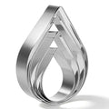 Raindrops Cookie Cutter Set, 2 Inch, 3 Inch, 4 Inch, 5 Inch