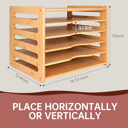 Cookie Sheet Organizer for Cabinet, 6 Tier Sheet Pan Organizer