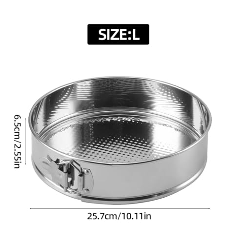 Springform Pan, 10 Inch Cheesecake Pans with Removable Bottom, Non-stick Spring Form Pan for Cheesecake