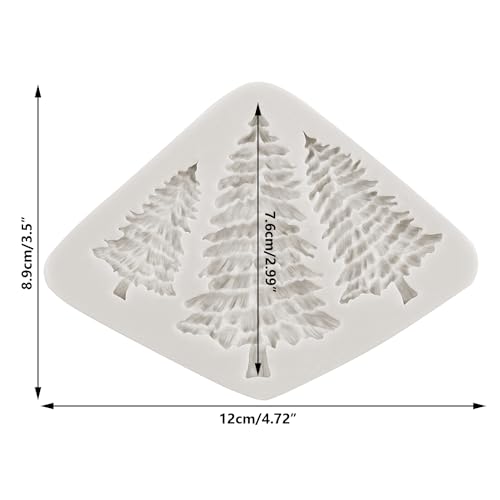 Christmas Silicone Molds Christmas Tree Candy Fondant Molds - color: Style B