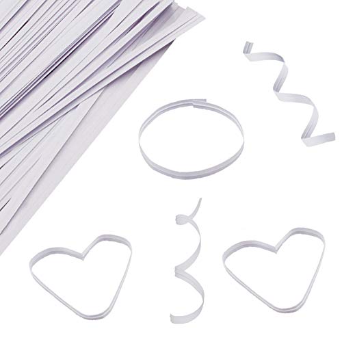 500 Pcs White Paper Twist Ties 5" Reusable Bread Ties Twisty-ties White Twist Ties Bag Ties Wire Ties for Bags Reusable Twist Tie for Party Cello Candy Bread Coffee Bags Cake Pops - size: 500 PCS
