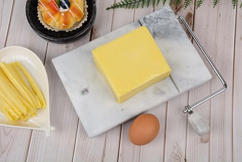 8-Piece Cheese Slicer Wire, Replacement Cheese Slicing Board Wire, Marble Cheese Slicing Board Wire for Cutting Cheese and Butter Chunks, 5.5-Inch Length (8-Piece Pack)