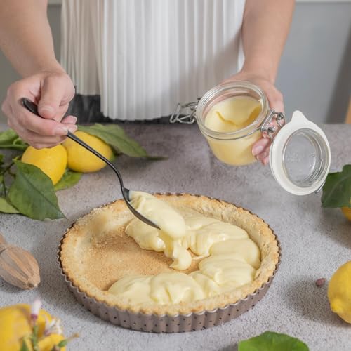 HAPPIELS 9 inch Tart Pan with Removable Bottom Nonstick, PFOA & BPA Free - style: 9'' Tart Pan