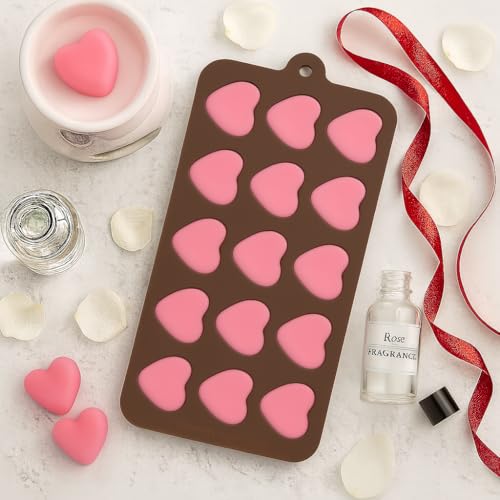 Mrs. Anderson’s Baking Chocolate Mold, European-Grade Silicone, Hearts - style: Hearts