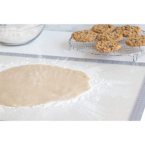 Fox Run Non-Stick Silicone Baking Mat, 16.5" x 24.5" - size: 24.5"L x 16.5"W