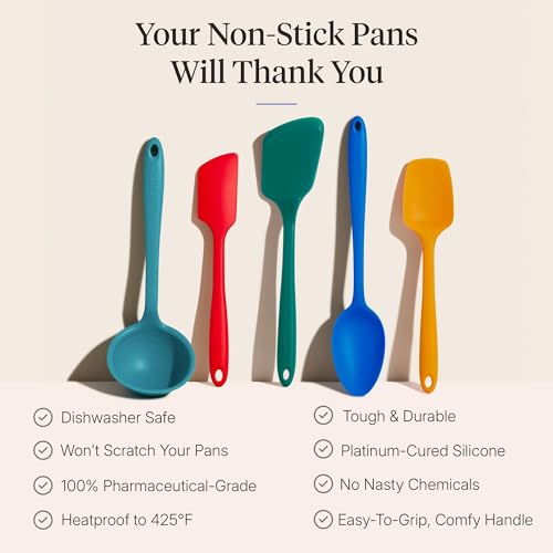 GIR: 5-Piece Silicone Ultimate Kitchen Utensils Set – Madrid - color: Madrid, size: 5 - Piece Set