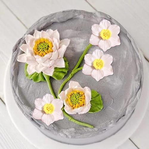 Plumeria Flower Silicone Molds Hibiscus Flower Fondant Mold - color: Style M