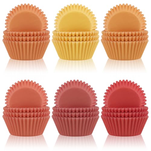 600Pcs Fall Cupcake Liners Autumn Baking Cups - style: Fall