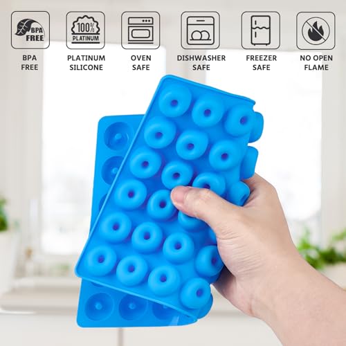 Puyeipt Silicone Gummy Candy Molds, 4 Pack, 201 Cavities