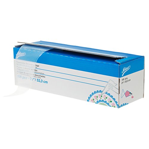 Ateco Disposable Decorating Bags, 21-Inch, Pack of 100 - size: 21 Inch (Pack of 100), style: 21" - Pack of 100