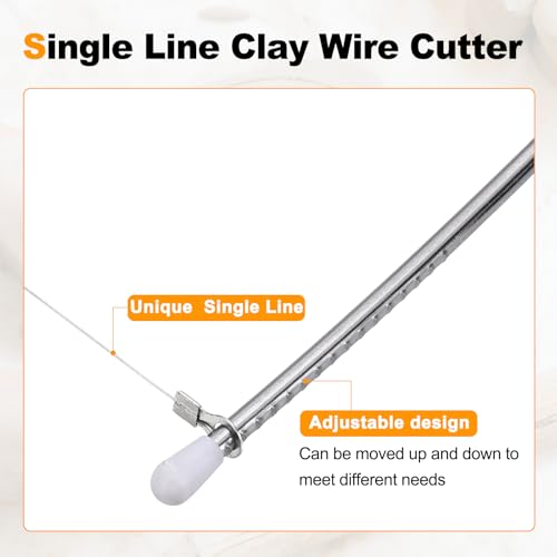 HARFINGTON Pottery Slicer Clay Cutter Wire Ceramic Cutting Tool