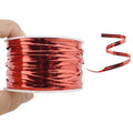 HAHIYO 100Yards/300Feet/91M Red Metal Twist Ties Bread Candy Coffee Bag Ties Plant Garden Twist Ties for Cellophane Treat Bag Gift Wraping Bag Plastic Bag Halloween Party Cake Present Art Craft - color: Red, size: 100Yards/300Feet/91M