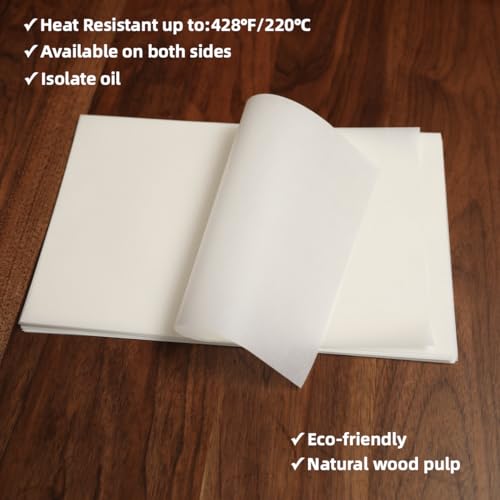 20x30" 1200 Bulk Sheets Commercial Heavy-Duty Extra Large Parchment Paper - color: White, size: 20"×30.3" (51×77cm) - 1200 sheets