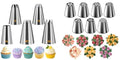 Suuker Large Piping Tips & Russian Tips Set
