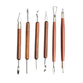 S & E TEACHER'S EDITION 6 Pcs Pottery & Clay Sculpting Tools - size: 6 PCS