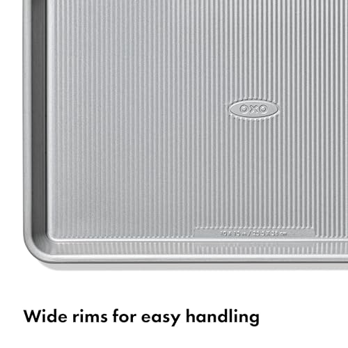 OXO Good Grips Non-Stick Pro Clear Coated Metal Bakeware Jelly Roll Pan, Baking Sheet - style: Jelly Roll