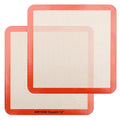 AMYONE 12x12 Square Silicone Baking Mats for XL Air Fryer, Platinum, 2PCS - size: 11.8"L x 11.8"W
