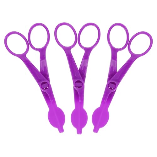 uxcell 3Pcs Flower Lifter Cake Decorating 5.1x2.2" Fondant Tool Purple - color: Purple