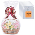 Yuiicaov 10PCS Large Cellophane Bags, 16x30 Inches Clear Cellophane Wrap for Gift Baskets, Basket Packaging Clear Gift Bags 2.8 Mil Thick - size: 16x30 Inch(Pack of 10)