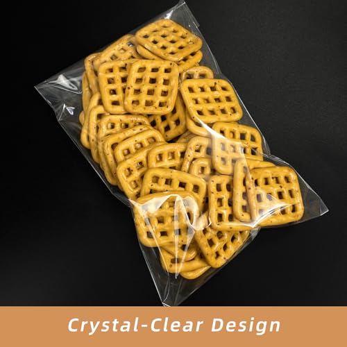 4x6 Inch Cookie Bags, 120 Pcs Clear Self Sealing Cellophane Treat Bags for Candy, Jewelry, Gift Wrapping, Party Favors, Crafts, Cookie Wrappers Self Adhesive - size: 4x6 Inch