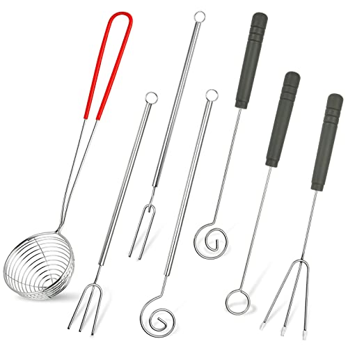 7Pcs Chocolate Dipping Tools, Candy Dipping Tools for Pastry Chef