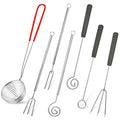 7Pcs Chocolate Dipping Tools, Candy Dipping Tools for Pastry Chef