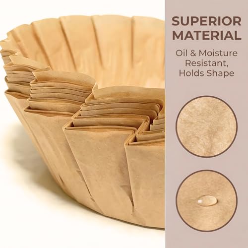 50 Pcs 4" Parchment Liners for Basque Cheesecake, Round Pan - size: 4inches