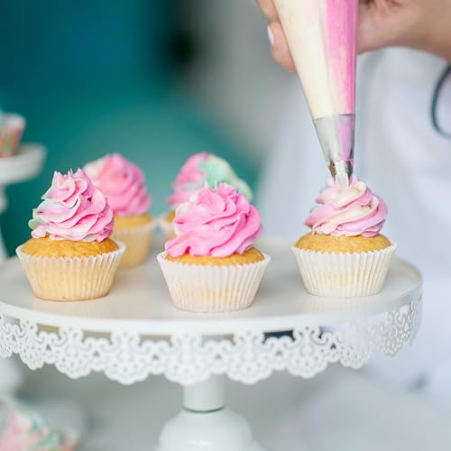 LotFancy Standard White Cupcake Liners, 500 Count, Greaseproof Paper Muffin Liners, Food Grade Cupcake Wrappers Baking Cups, No Smell, Bottom 2 inch Width (Pack of 3) - size: standard (Pack of 3)