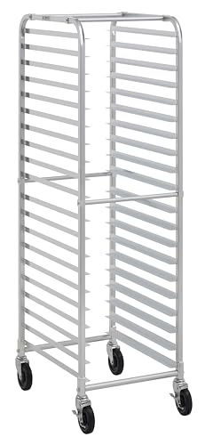 CenPro Commercial Knocked Down 20-Tier Aluminum End Load NSF Bun/Sheet Pan Rack | Bakeries, Caterers, Kitchens, Restaurants | (#32L-035) - size: 20-Pan, Knockdown