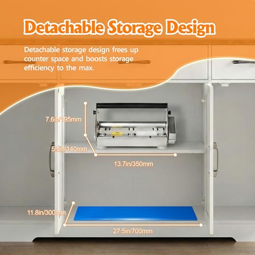 Folding Dough Sheeter Machine, Adjustable Thickness for Home & Bakery Use