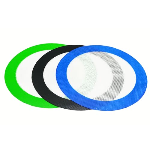 5" Small Round Silicone Baking Mat Non-stick Wax Mat Sheet Food Safe (5)