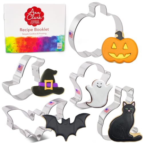 Ann Clark Halloween Cookie Cutters Set of 5 - size: 5-Piece Set