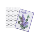 Mini Dots Background Embossing Folder, Plastic Textured Impressions Regular Pattern Spotted Polka Dot Embossing Folder Template for Card Making Scrapbooking Paper Craft Album Stamp DIY Décor
