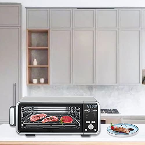 for Ninja Foodi Reusable Air Fryer Liners 12x12inch Non-Stick，Bottom of Toaster Oven Mat,3x Liners + 3x Mesh Sheets, Baking/Microwave/Grill,450°F,Pre-Cut Square for SP101/SP201/SP301/SP351 - size: 12"L x 12"W