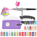 Cake Decorating Kit with 24 Food Coloring