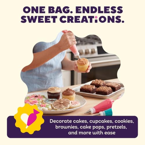 Wilton Easy-Grab Disposable Decorating Bags, 16 in., 100-Count - size: 16 inch (100 PC)