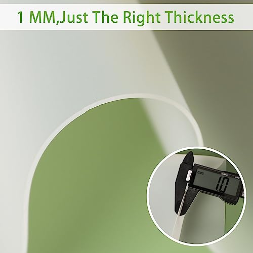 Large Silicone Mats for Kitchen Counter: 2Pcs Heat Resistant 14" x 20"(1mm) - color: Clear(1mm 2Pcs), size: 20"L x 14"W