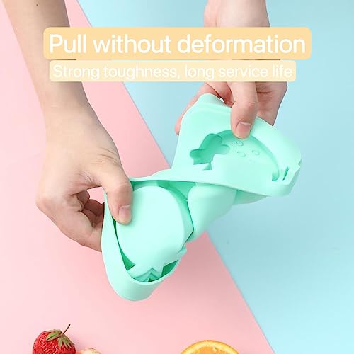4PCS Dinosaur Popsicle Molds, Cute Silicone Kids Ice Cream Molds - color: 4 PCS（fruit*1+dinosaur*1+airplane*1+car*1)