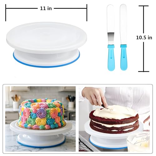 Cake Decorating Kit, 248 Pcs Baking Supplies (Blue)