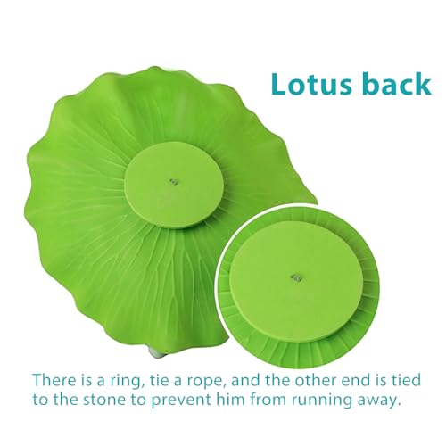 9PCS Artificial Floating Foam Lotus Flowers with Artificial Lotus Leaves: Lily Pads for Lake - Pond Plants Ornaments for Pool Aquarium Water Decoration, White