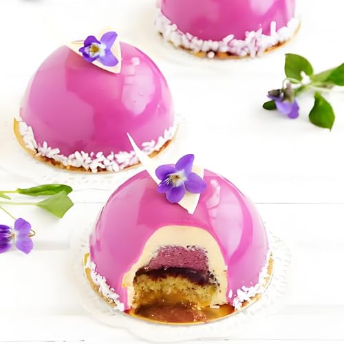 15-Cavity Semi Sphere Baking Molds for Mousse, Chocolate, Jelly, Candy - color: White-R0027