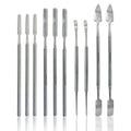 CYNAMED 10 Pc Stainless Steel Spatula Wax & Clay Sculpting Tool Set - style: 10PC