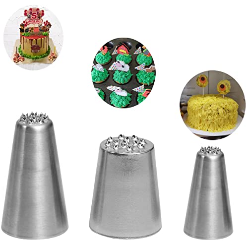 Grass Tips for Cake Decorating,Grass Icing Piping Tips with 233 234 29 Decorating Tips for Frosting - color: Type 2