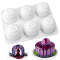 3D Blueberry Silicone Mold for Mousse Cake - Fruit Pudding Blueberry Molds - color: 6-Cavity Blueberry