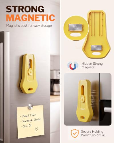 Upgraded Bread Lame, Magnetic & Extractable Sourdough Scorering Tool - color: Yellow